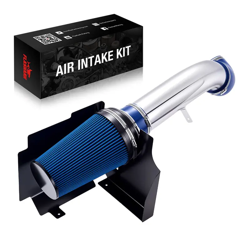 Cold Air Intake Kit For 1999-2006 Sierra, Silverado, Yukon, Tahoe, Suburban, Avalanche, Escalade 4.8/5.3/6.0L Vortec V8 1