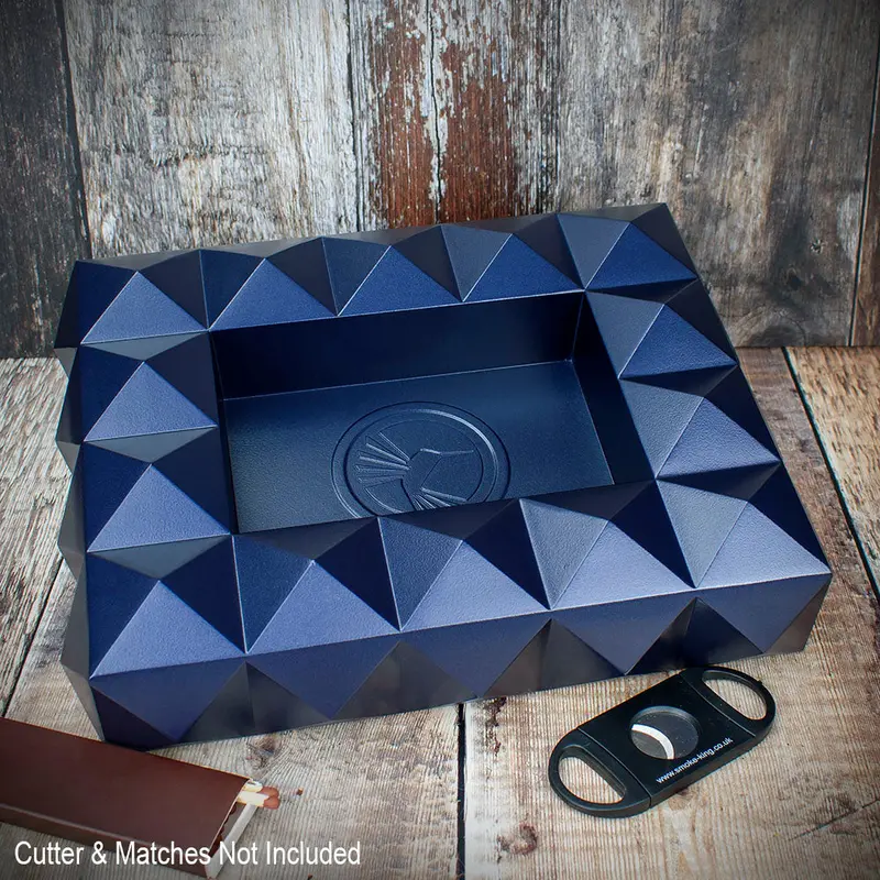 Colibri Quasar Cigar Ashtray - Navy 1