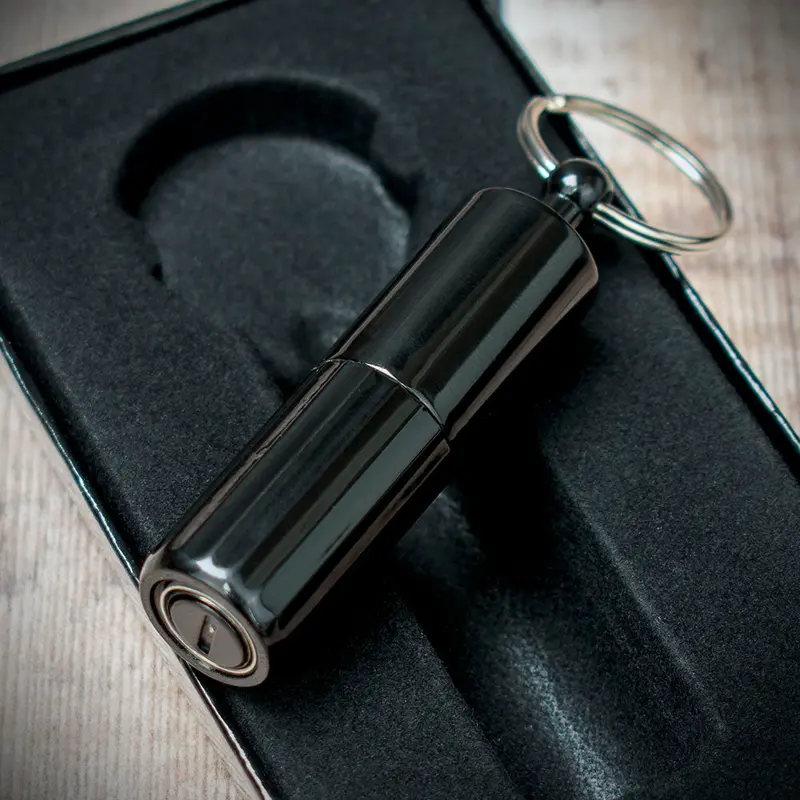 Compact Double Punch Cigar Tool 10Mm & 12Mm - Black 1