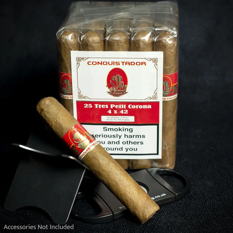 Conquistador Tres Petit Corona Cigar - Single 2