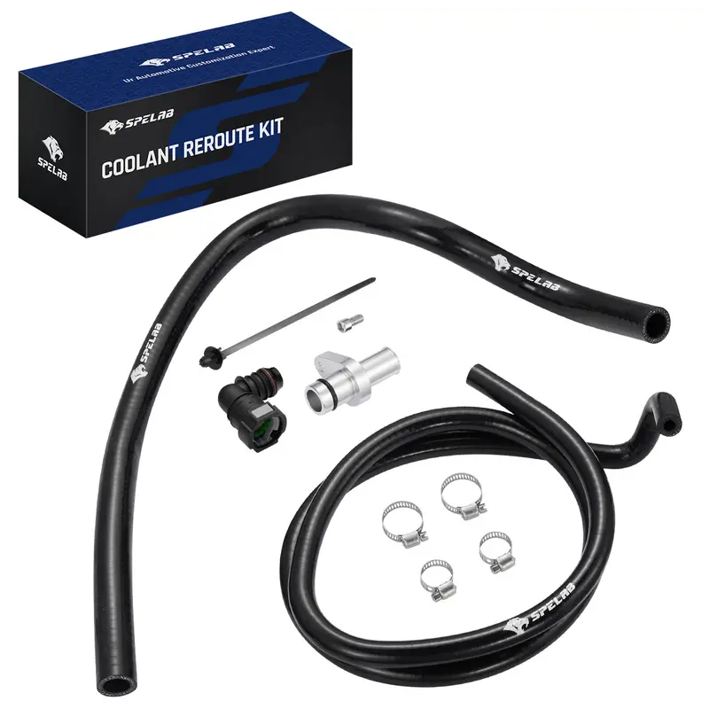 Coolant Reroute Kit For 2011-2024 Ford 6.7L Powerstroke Coolant Hose Reroute Kit | Spelab 1