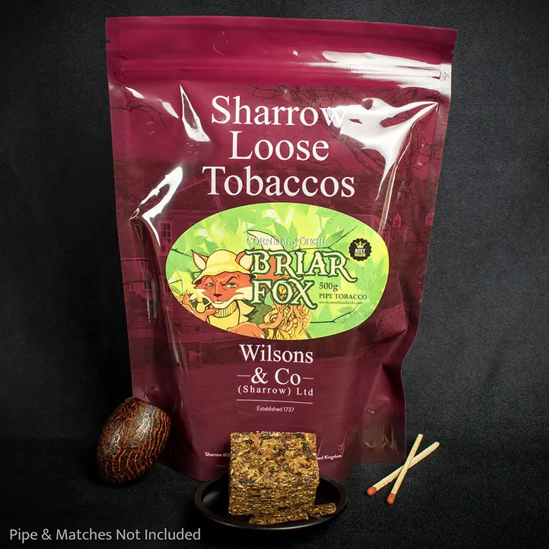 Cornell & Diehl Briar Fox Plug Pipe Tobacco - 25G Loose 1