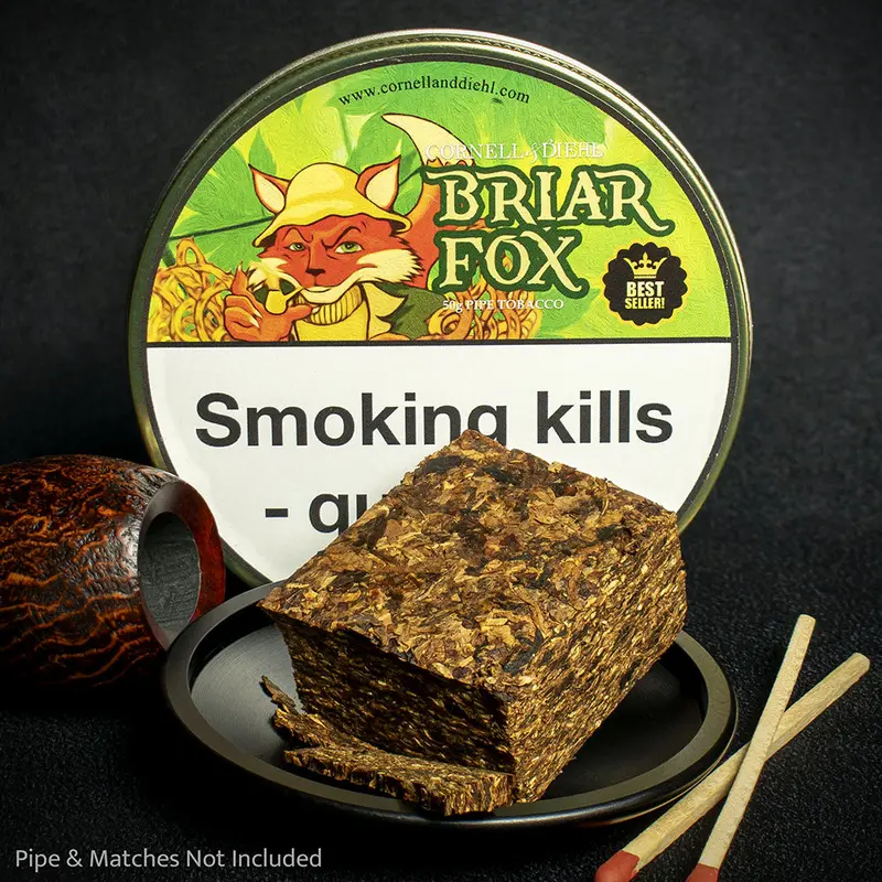 Cornell & Diehl Briar Fox Plug Pipe Tobacco - 50G Tin 1