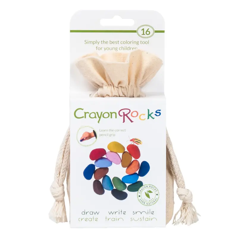 Crayon Rocks Bag Of 16 In Muslin Bag 1