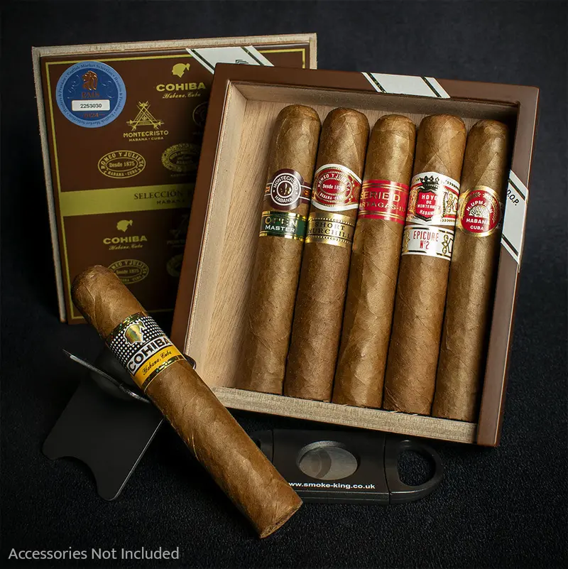 Cuban Robusto Havana Cigar Sampler - Box Of 6 1