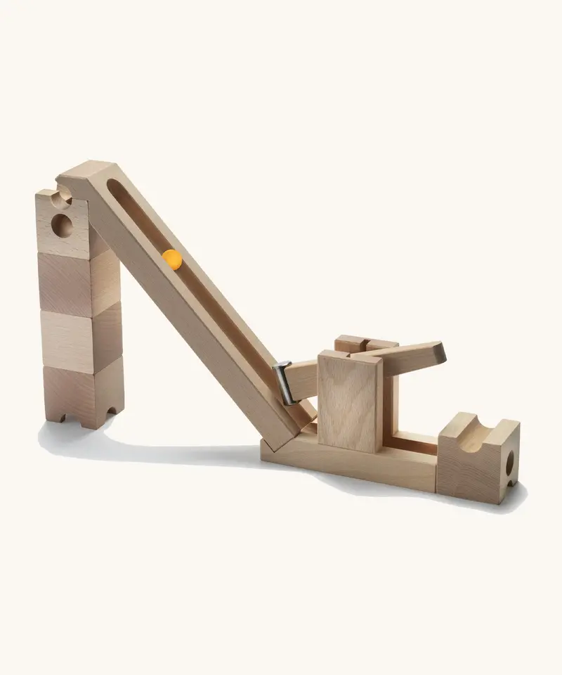 Cuboro Kick Wooden Marble Run Set 1