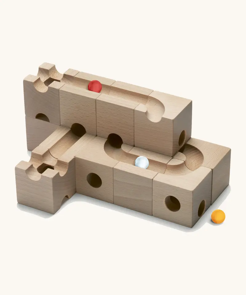 Cuboro Pro Wooden Marble Run Set 1