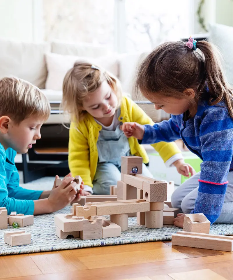Cuboro Speed Wooden Marble Run Set 2