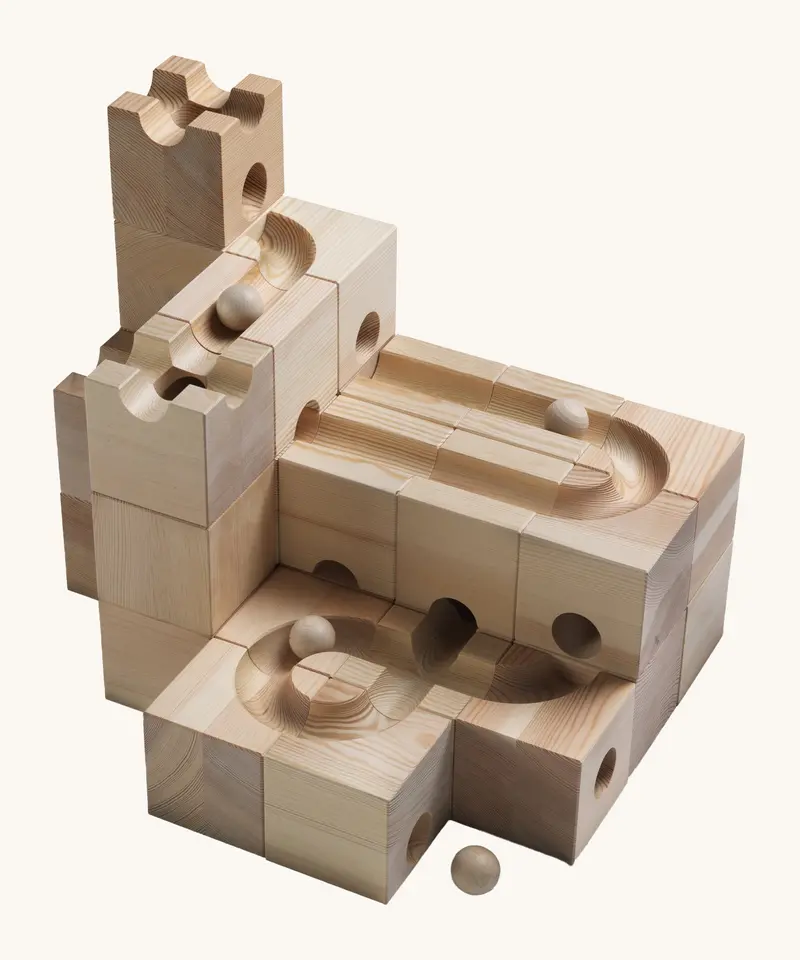 Cuboro Xl Wooden Marble Run Set 1