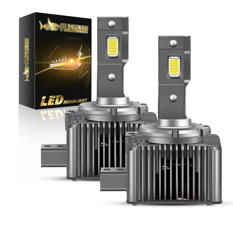 D1s D3s D8s Led Headlight Bulbs 70W 8600Lm 6000K White | 2 Bulbs 1