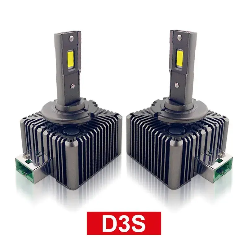 D1s D3s D8s Led Headlight Bulbs 70W 8600Lm 6000K White | 2 Bulbs 1