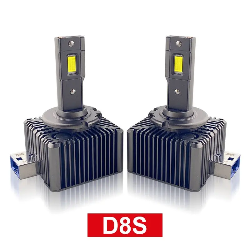 D1s D3s D8s Led Headlight Bulbs 70W 8600Lm 6000K White | 2 Bulbs 3
