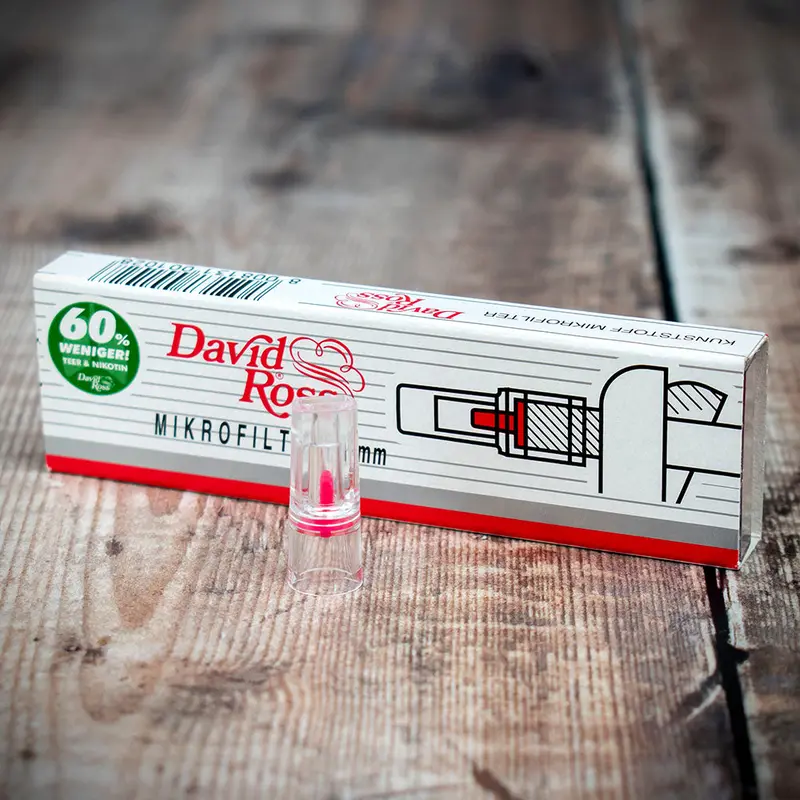 David Ross Cigarette Filters - Standard 8Mm 1