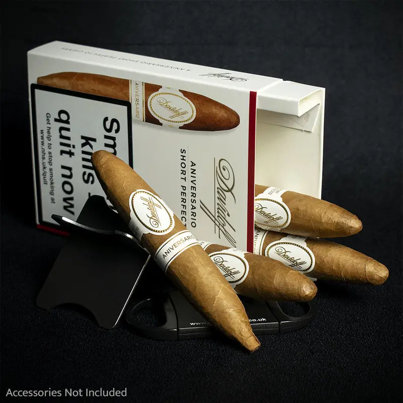 Davidoff Aniversario Series Short Perfecto Cigars - Pack Of 4 1