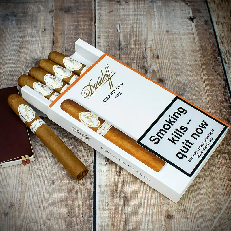 Davidoff Grand Cru No. 3 Cigars - Pack Of 5 2