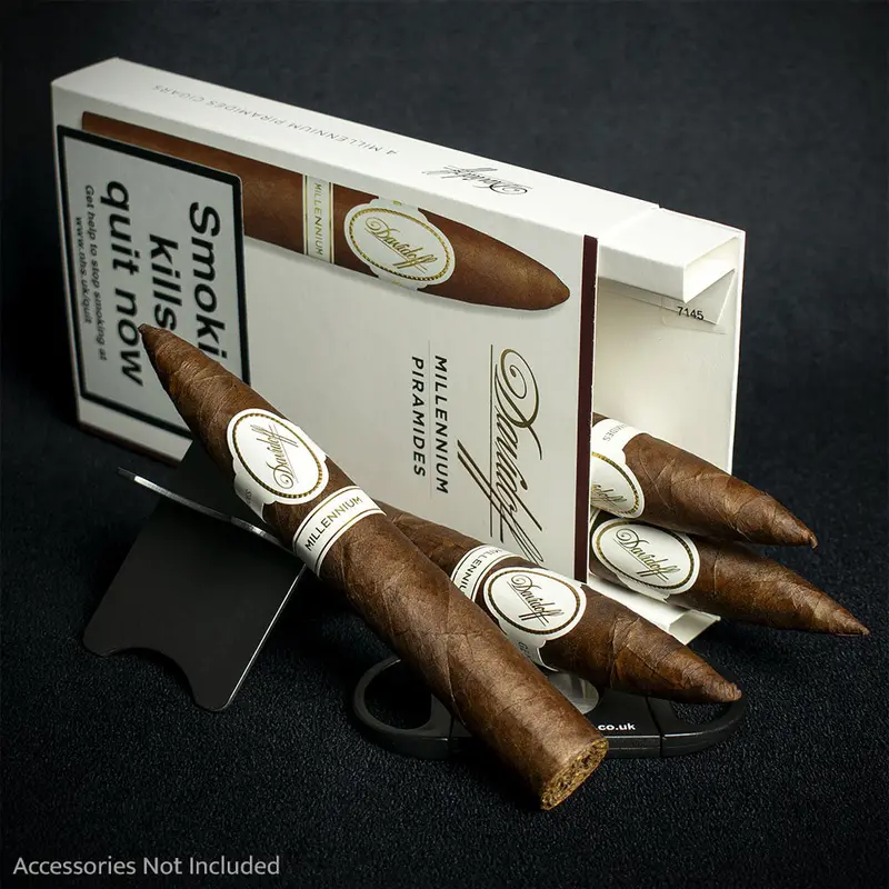 Davidoff Millennium Piramides Cigars - Pack Of 4 1