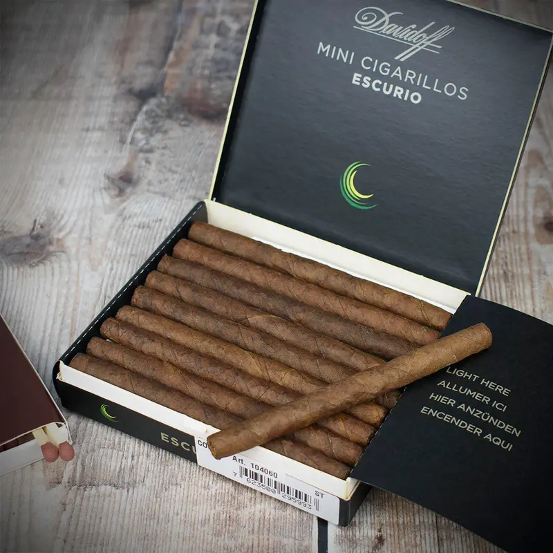 Davidoff Mini Escurio Cigarillos - Pack Of 20 1