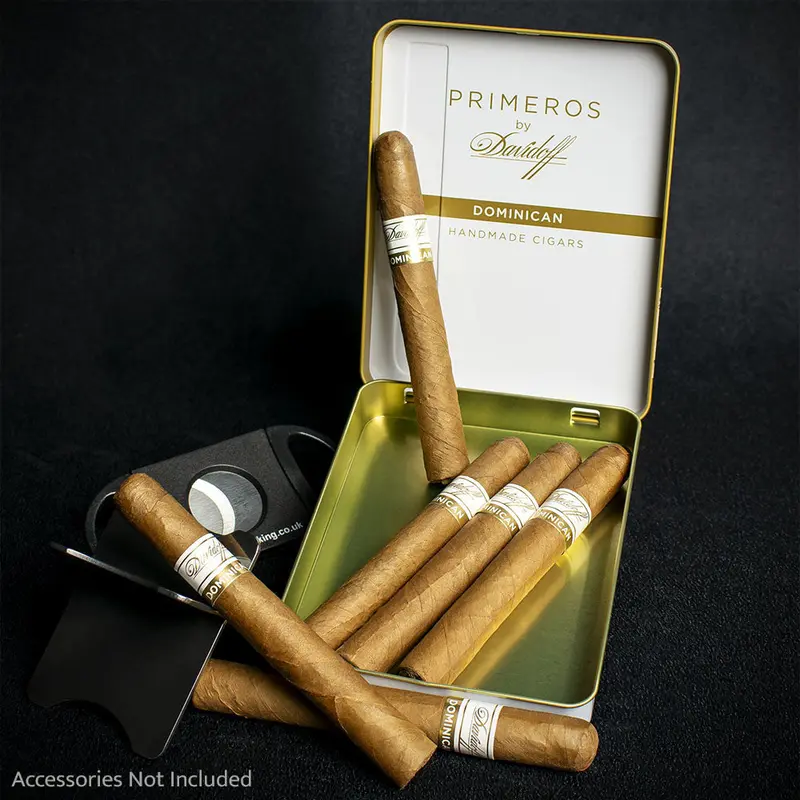 Davidoff Primeros Dominican Petit Panetela Cigars - Tin Of 6 1