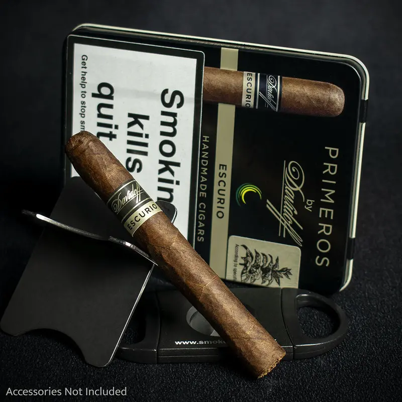 Davidoff Primeros Escurio Petit Panetela Cigar - Single 2