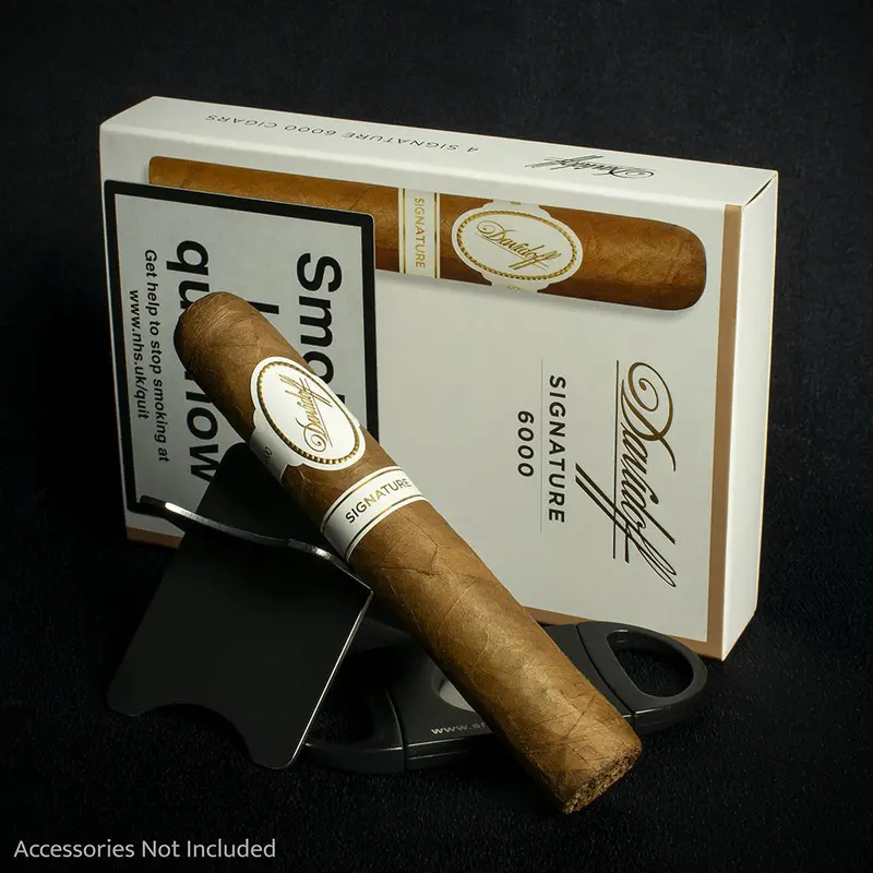 Davidoff Signature 6000 Robusto Cigars - Pack Of 4 2