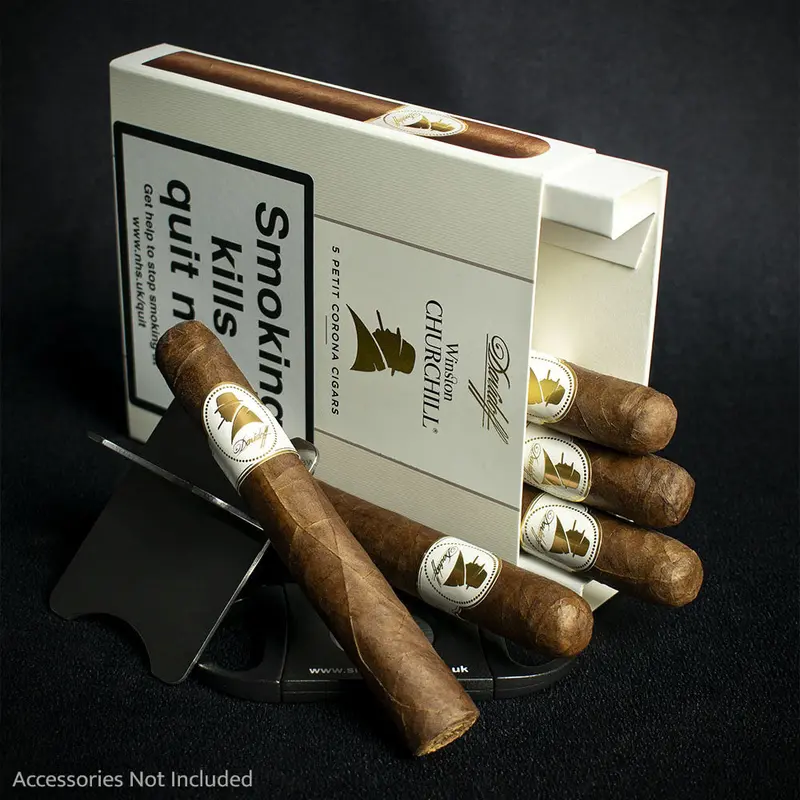 Davidoff Winston Churchill Artist Petit Corona Cigars - Pack Of 5 1