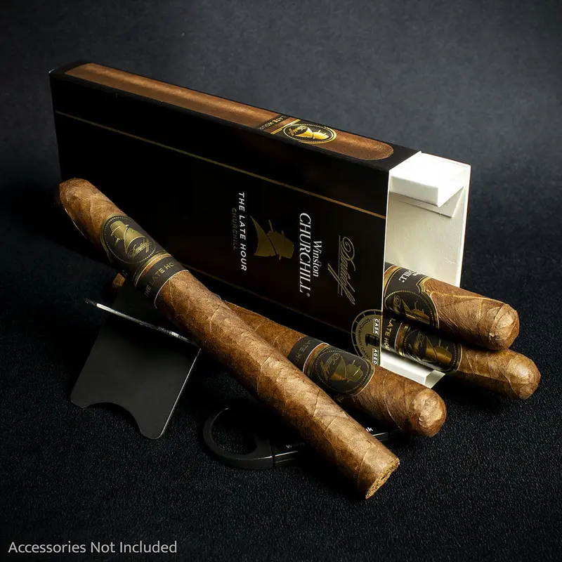 Davidoff Winston Churchill The Late Hour Churchill Cigars - Pack Of 4 1