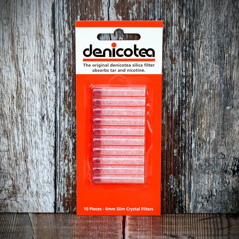 Denicotea Crystal Filters 6Mm - 10 Pack 1
