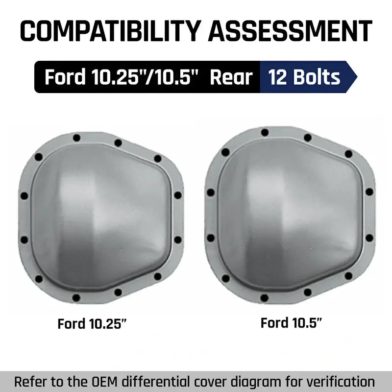 Differential Cover 10.25'/10.5' 12 Bolts For Ford 1986-2024 Ford F250 F350 | Spelab 3