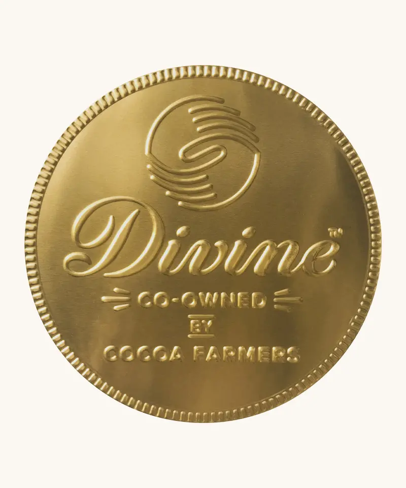 Divine Fairtrade Giant Milk Chocolate Coin 58G 1