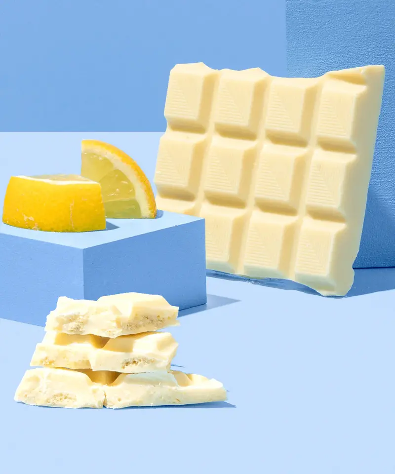 Divine Fairtrade White Chocolate Bar Lemon Cheesecake 180G 2