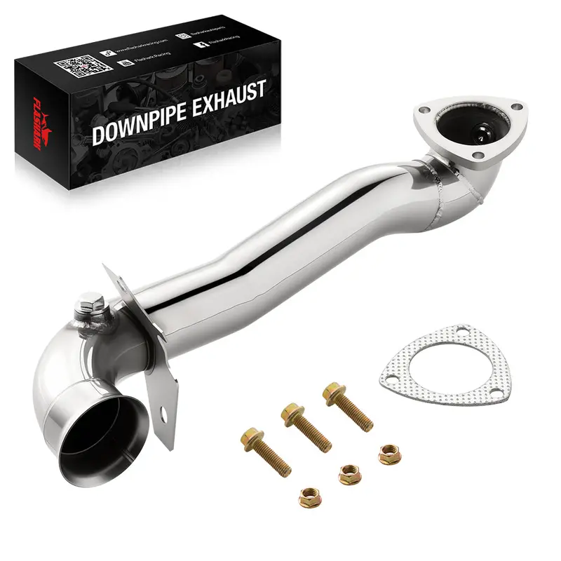 Downpipe Exhaust For 2007-2016 Mini Cooper R55-R61 1.6L Turbo 2.5 Inch With 2 O2 Sensor Bungs 1
