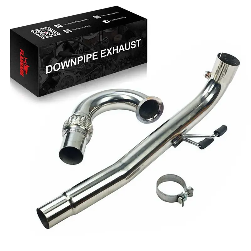 Downpipe Exhaust For 2012-2015 Vw Golf Gti Mk7 2.0T 3 Inches Pipe Bolt On 1
