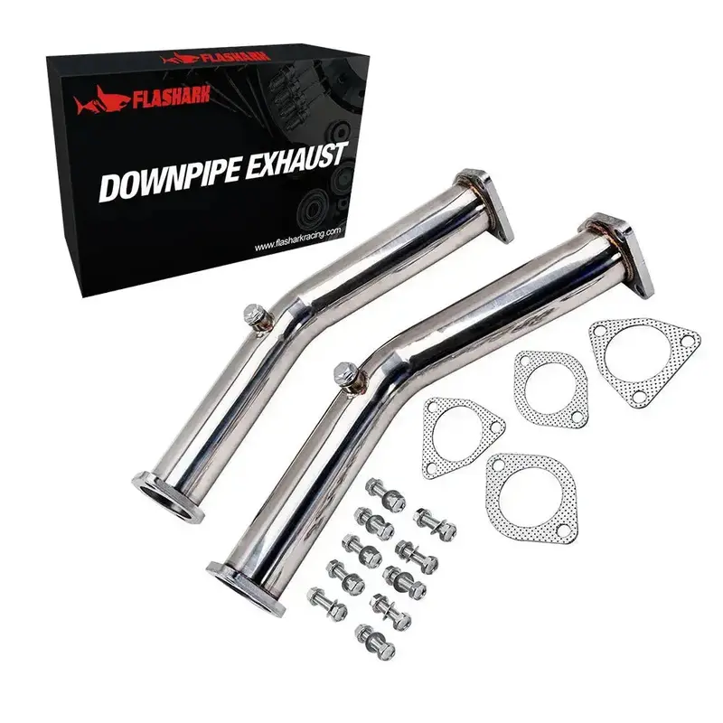 Downpipe Exhaust/Test Pipes For 2003-2007 Nissan 350Z With Gaskets And Bolts 1