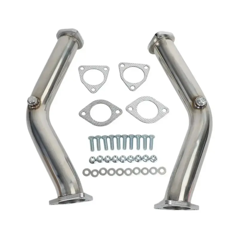 Downpipe Exhaust/Test Pipes For 2003-2007 Nissan 350Z With Gaskets And Bolts 3
