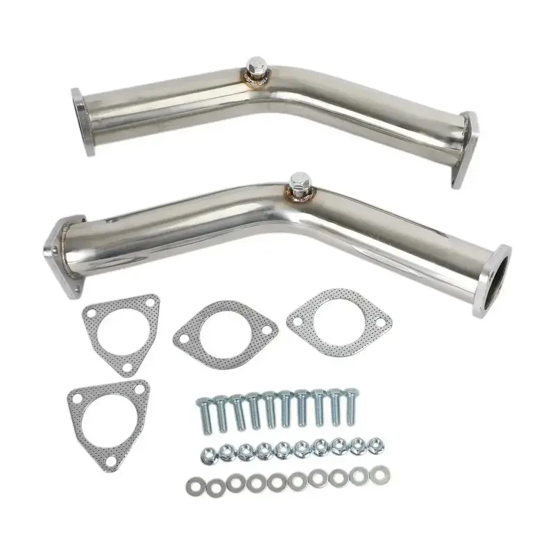 Downpipe Exhaust/Test Pipes For 2003-2007 Nissan 350Z With Gaskets And Bolts 4