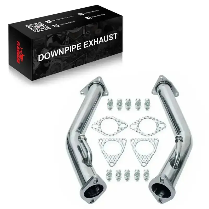 Downpipe Exhaust/Test Pipes For 2008-2018 Nissan 370Z Infiniti G37 Z34 1