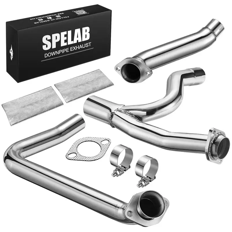Downpipe Y-Pipe Dual 2" Into Single 2.5" 2012-2018 Jeep Wrangler Jk 3.6L V6 | Spelab 1