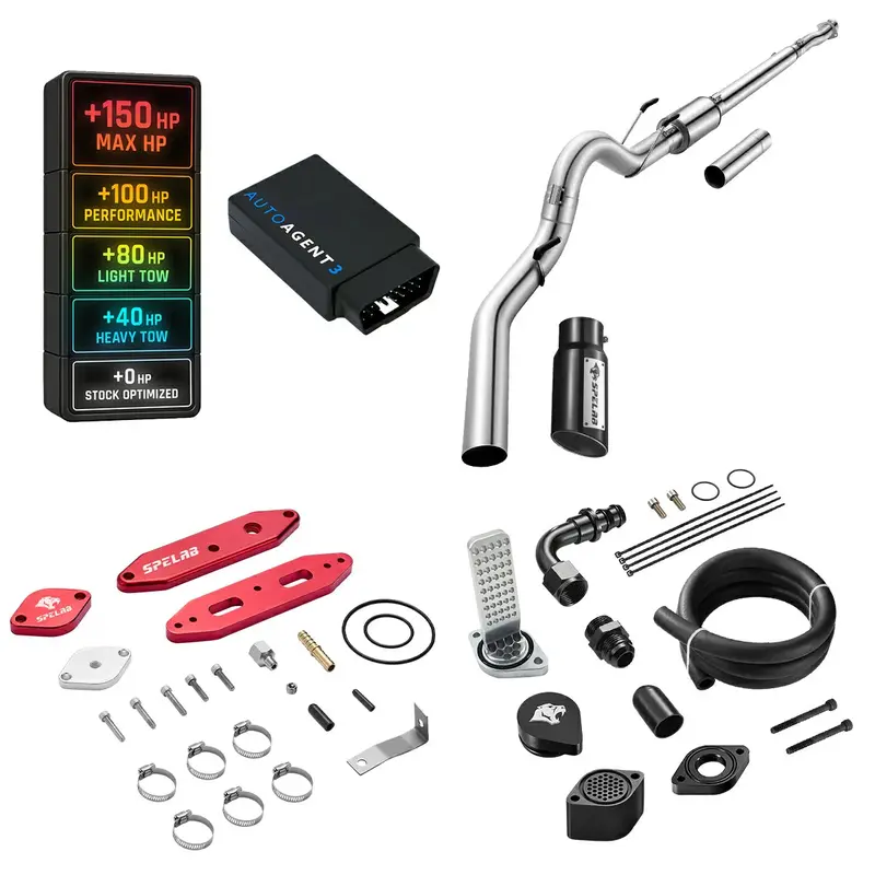 Dpf/Def/Egr/Ccv Delete For 2020-2024 Ford 6.7L Powerstroke F250 F350 F450 All-In-One Kit 12