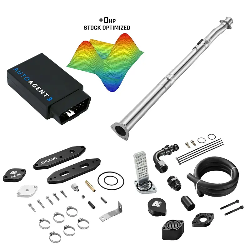Dpf/Def/Egr/Ccv Delete For 2020-2024 Ford 6.7L Powerstroke F250 F350 F450 All-In-One Kit 17