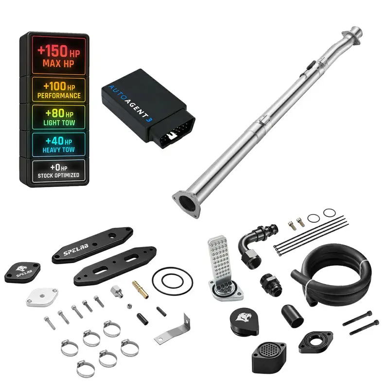 Dpf/Def/Egr/Ccv Delete For 2020-2024 Ford 6.7L Powerstroke F250 F350 F450 All-In-One Kit 7