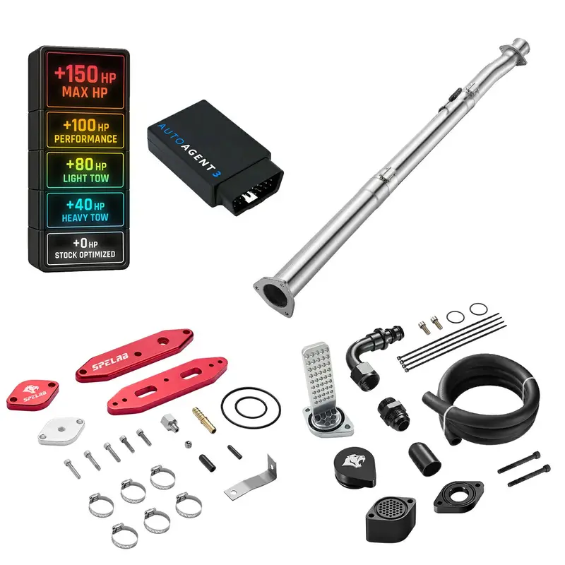 Dpf/Def/Egr/Ccv Delete For 2020-2024 Ford 6.7L Powerstroke F250 F350 F450 All-In-One Kit 8
