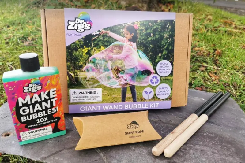 Dr Zigs Flatpack Giant Wand Bubble Kit 2