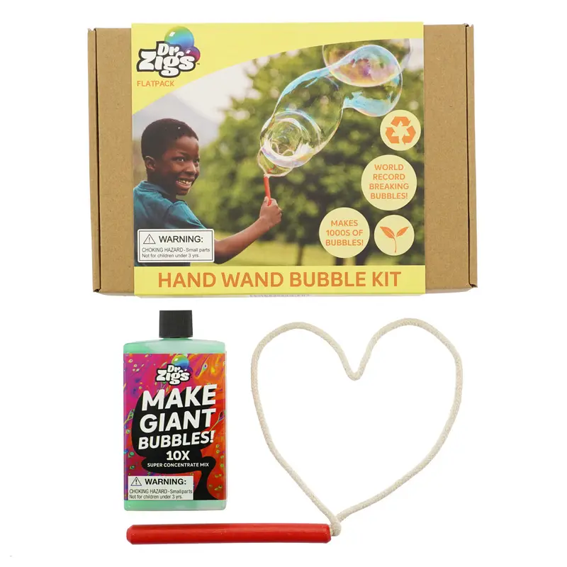 Dr Zigs Flatpack Hand Wand Bubble Kit 1