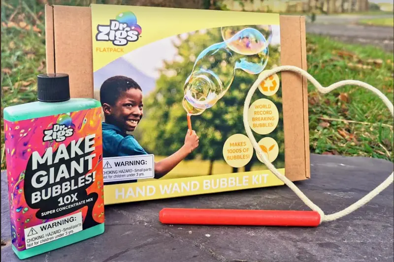 Dr Zigs Flatpack Hand Wand Bubble Kit 2