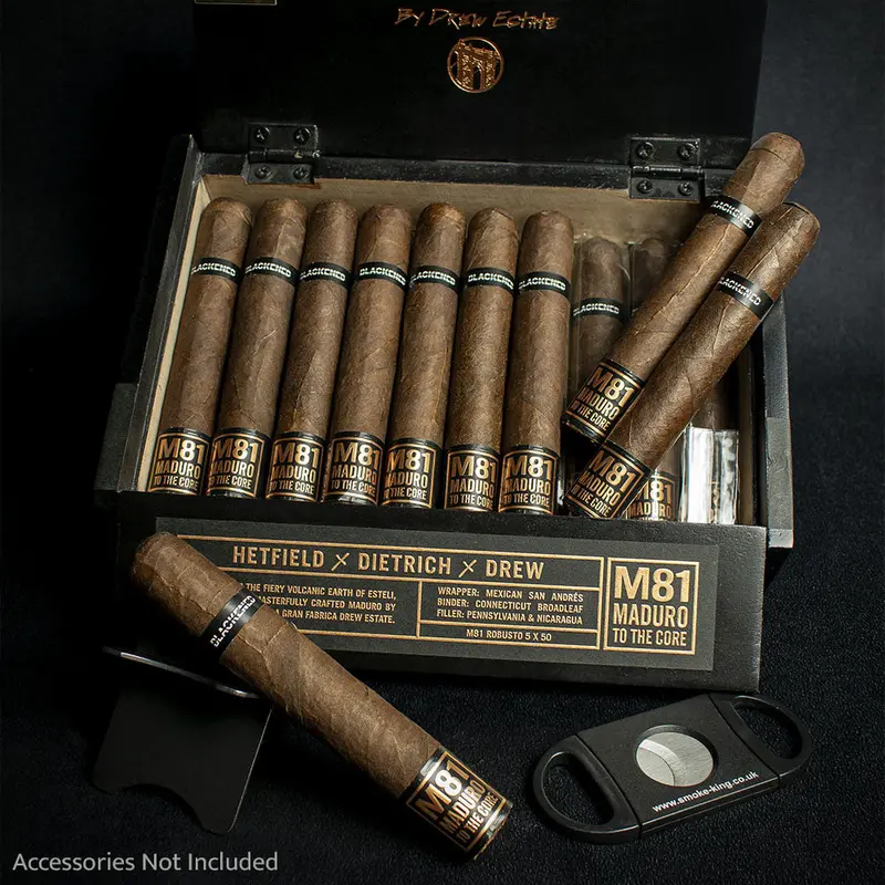 Drew Estate Blackened M81 Maduro Robusto Cigars - Box Of 20 1