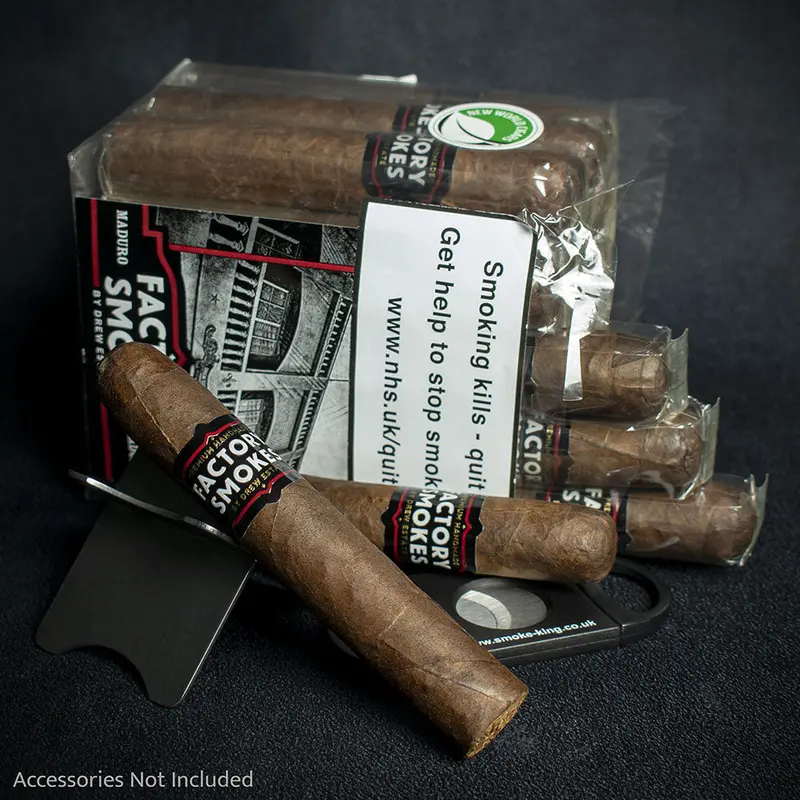 Drew Estate Factory Smokes New World Maduro Robusto Cigar - Bundle Of 25 1