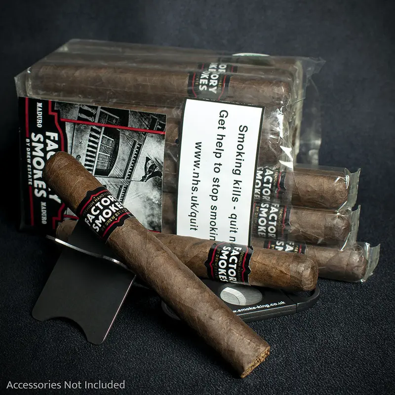 Drew Estate Factory Smokes New World Maduro Toro Cigars - Bundle Of 25 1