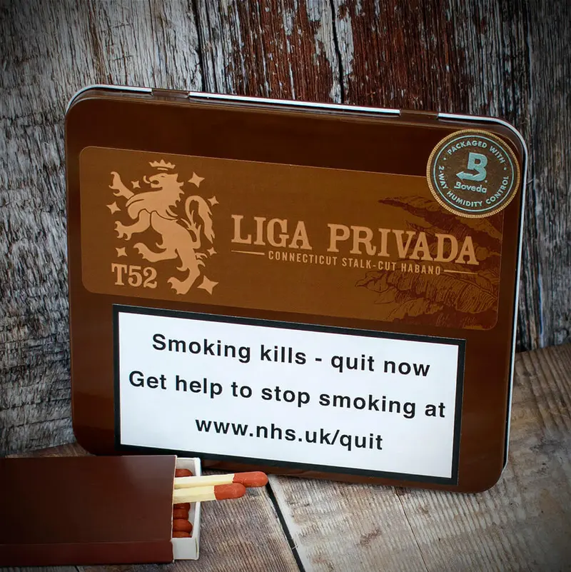 Drew Estate Tin Liga Privada T52 Coronet Cigars - Tin Of 10 1