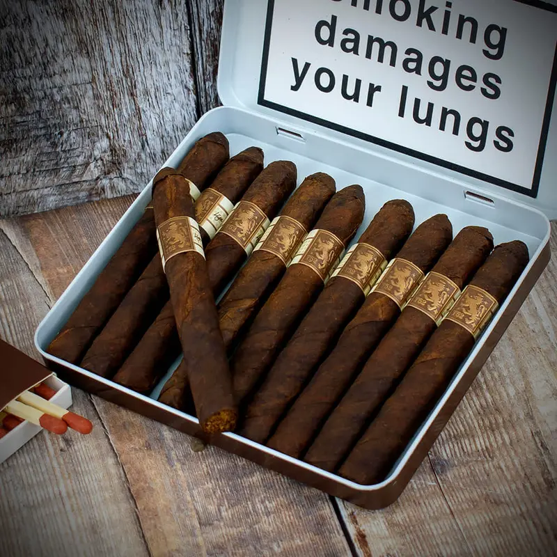 Drew Estate Tin Liga Privada T52 Coronet Cigars - Tin Of 10 2