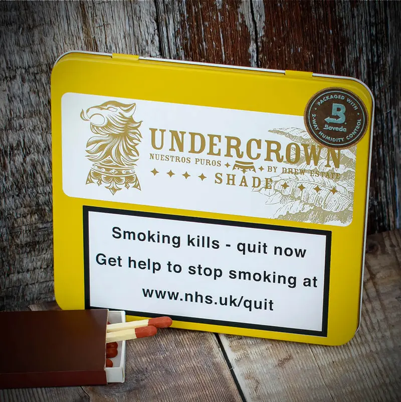 Drew Estate Tin Undercrown Shade Coronet Cigars - Tin Of 10 1